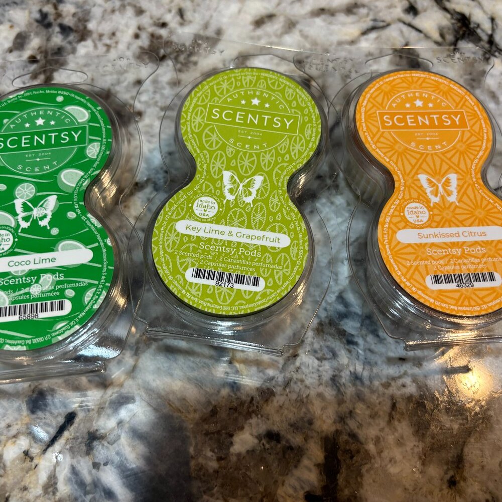 Scentsy Pod Twin Packs - 3 packs NEW